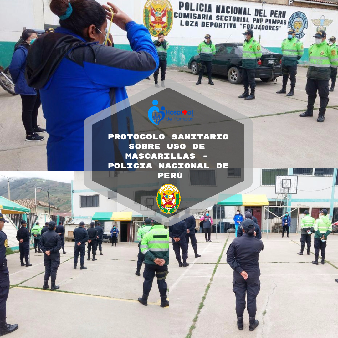 ACTIVIDADES CONJUNTAS CON LA POLICIA NACIONAL DEL PERÚ Y EL HOSPITAL DE PAMPAS