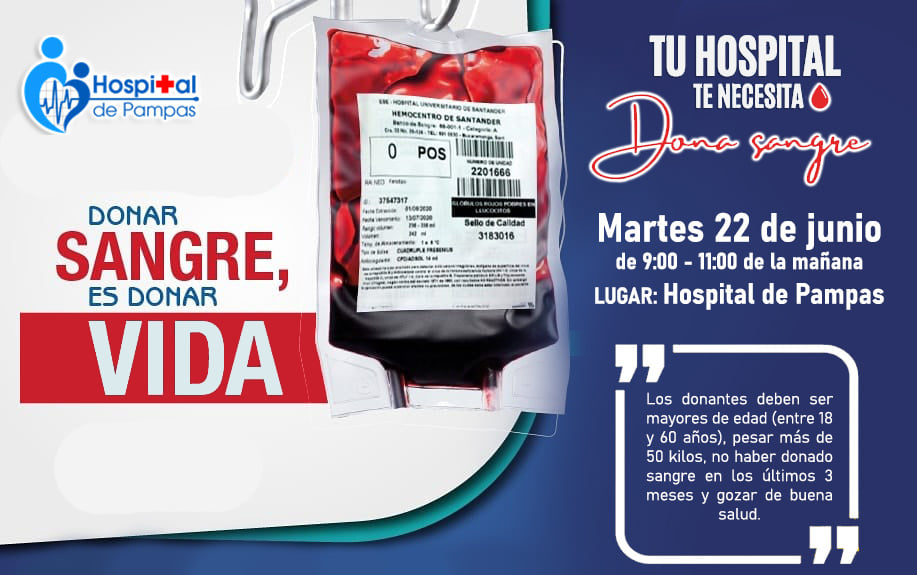 CAMPAÑA DE DONACIÓN VOLUNTARIA DE SANGRE