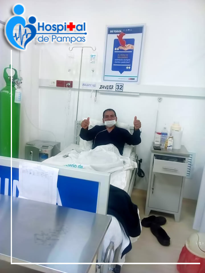 “DE VUELTA A CASA” PACIENTE CON COVID-19 FUE DADO DE ALTA EN EL HOSPITAL DE PAMPAS.