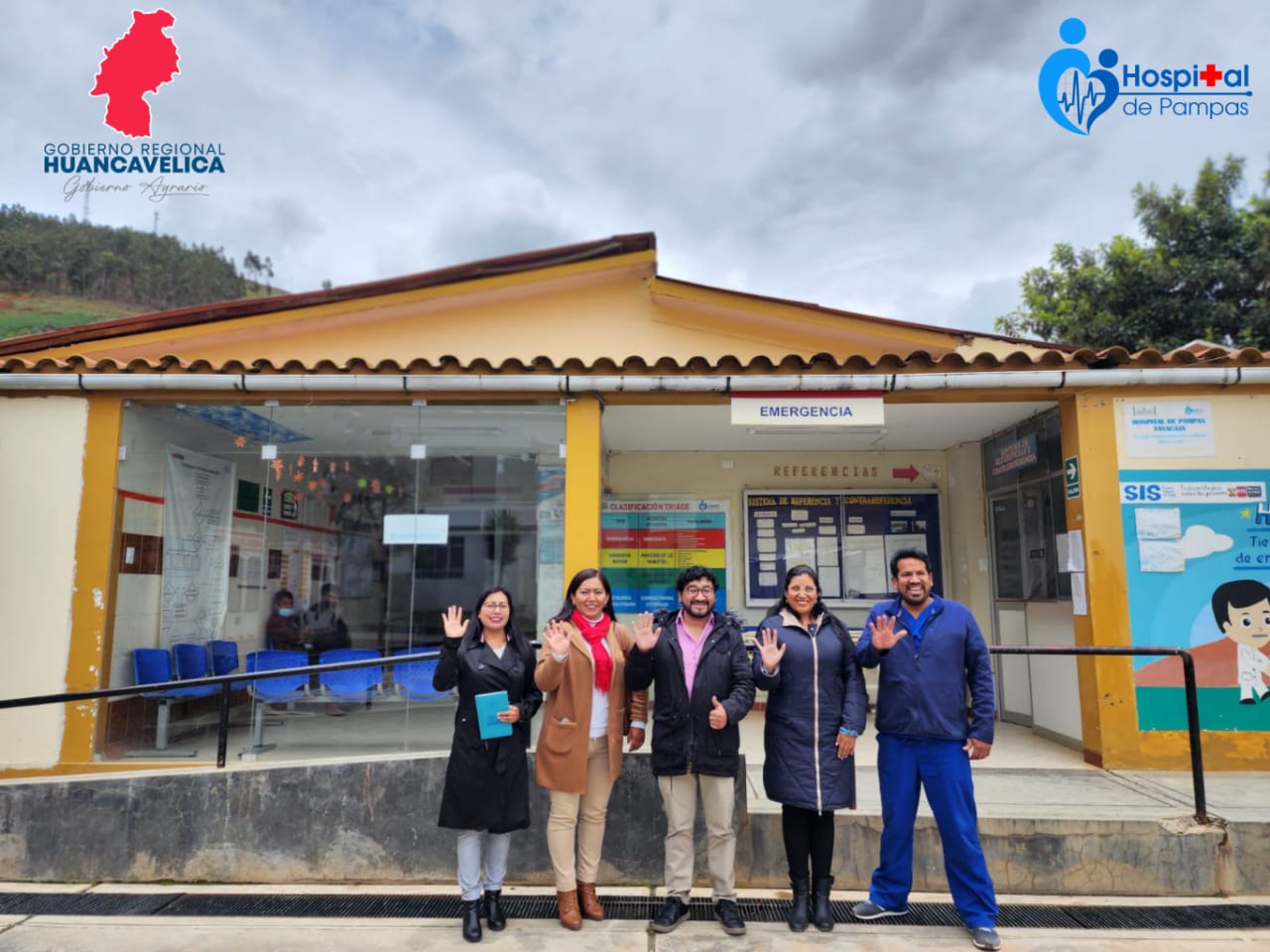 DIRECTOR DE LA DIRESA HUANCAVELICA SUPERVISA EL HOSPITAL DE PAMPAS