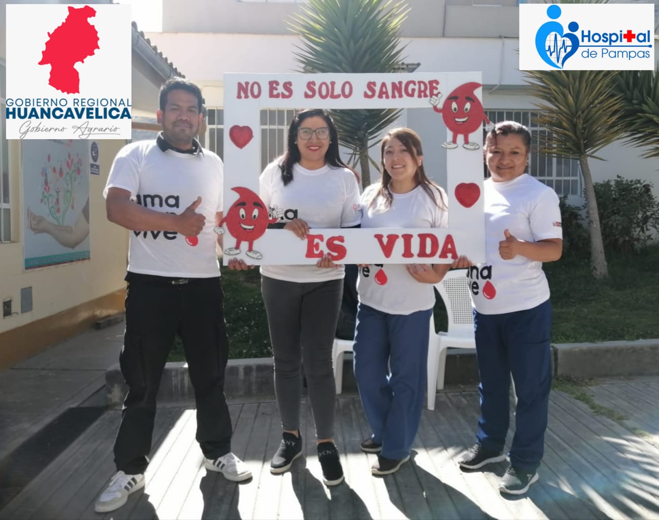 DIRECTORA DEL HOSPITAL DE PAMPAS FUE LA PRIMERA EN DONAR SANGRE