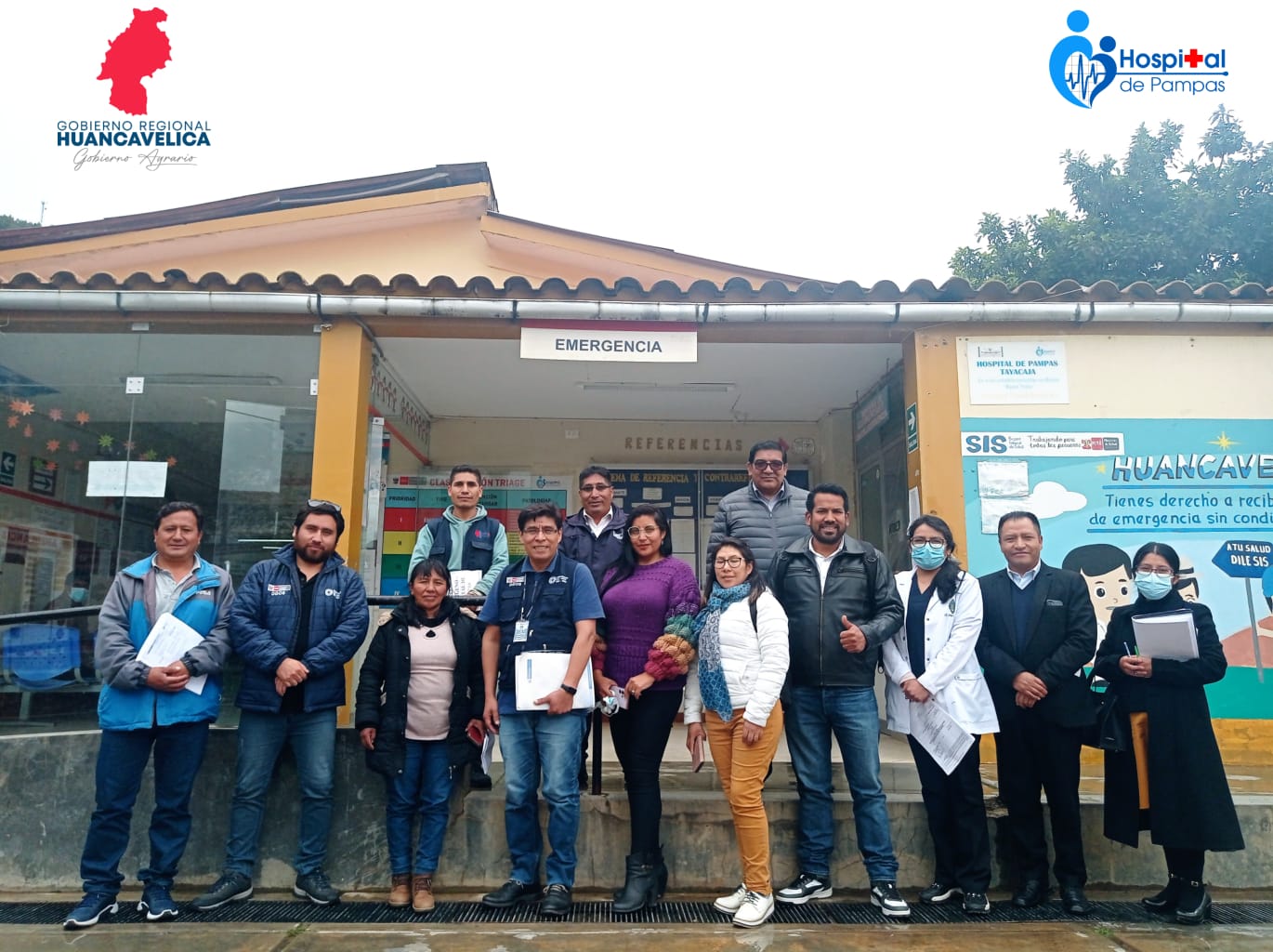 EQUIPO DE LA DGOS DEL MINSA ARRIBÓ AL HOSPITAL DE PAMPAS