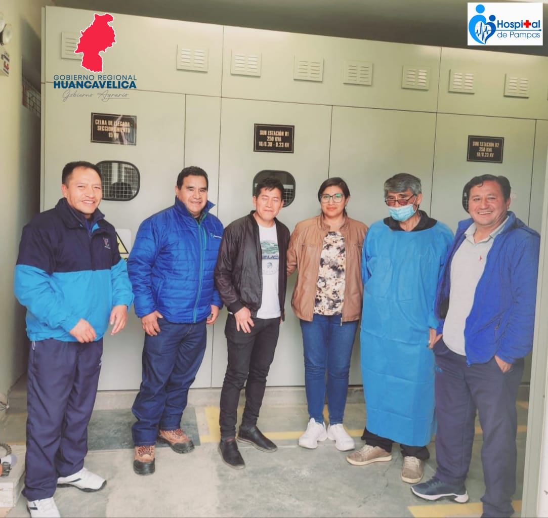GORE HUANCAVELICA Y ELECTROCENTRO SUPERVISA FUNCIONAMIENTO DE LA SUBESTACIÓN ELÉCTRICA DEL HOSPITAL DE PAMPAS