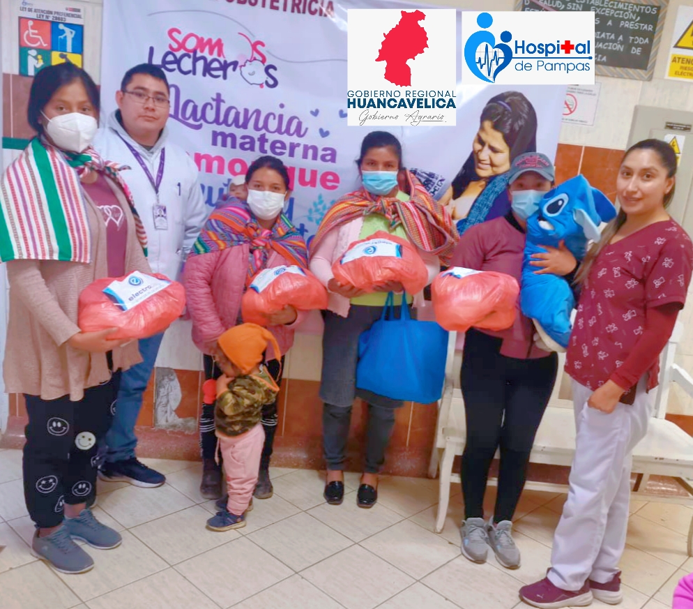 HOSPITAL DE PAMPAS ENTREGA CANASTAS A PUÉRPERAS