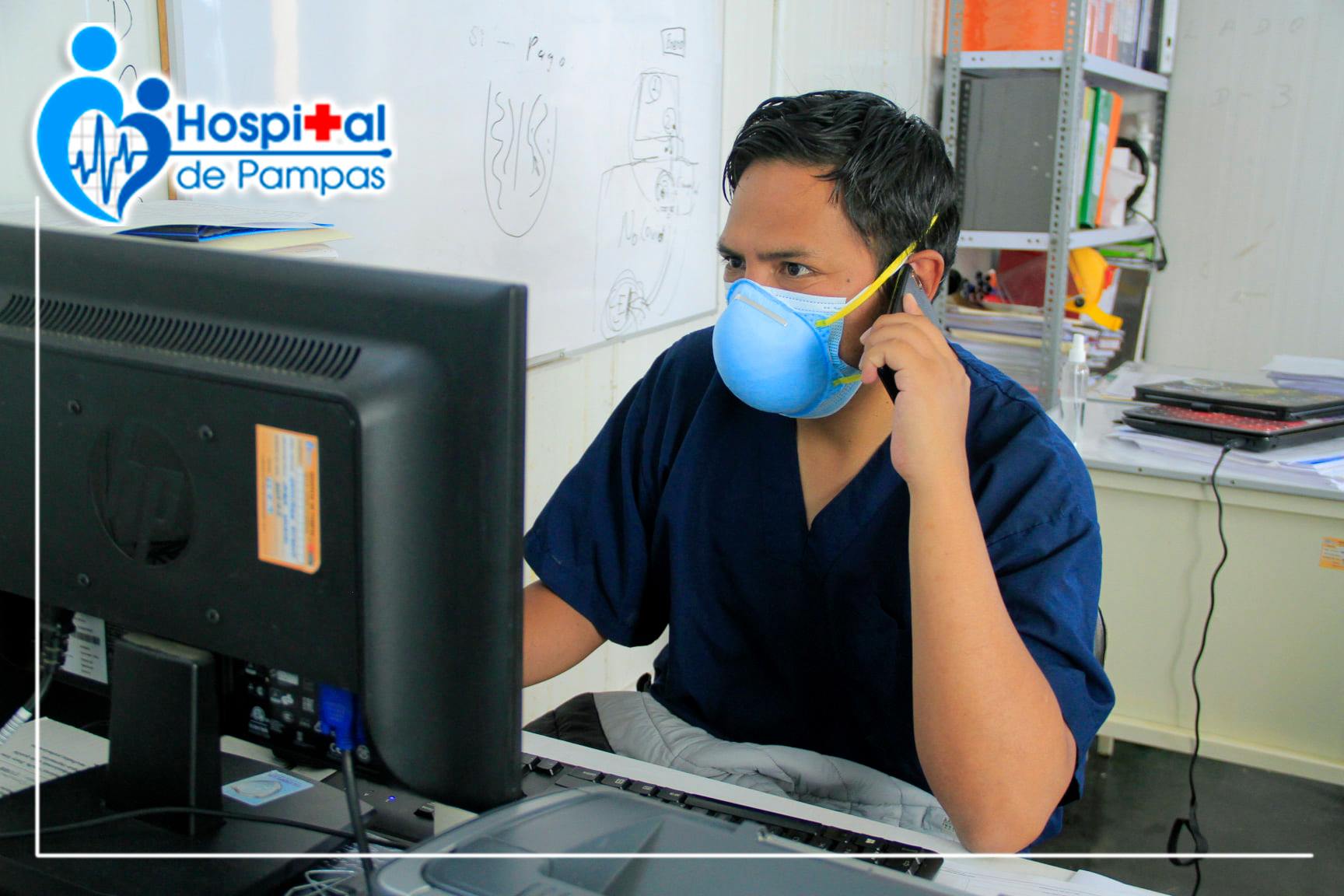 HOSPITAL DE PAMPAS IMPLEMENTA LÍNEA TELEFÓNICA PARA DAR INFORMACIÓN A FAMILIARES DE PACIENTES COVID Y POST COVID