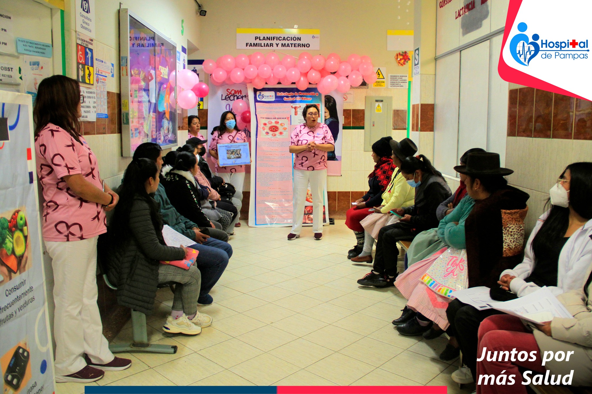 HOSPITAL DE PAMPAS REALIZA CAMPAÑA POR EL DÍA MUNDIAL DE LA PREVENCIÓN DEL CÁNCER DE CUELLO UTERINO
