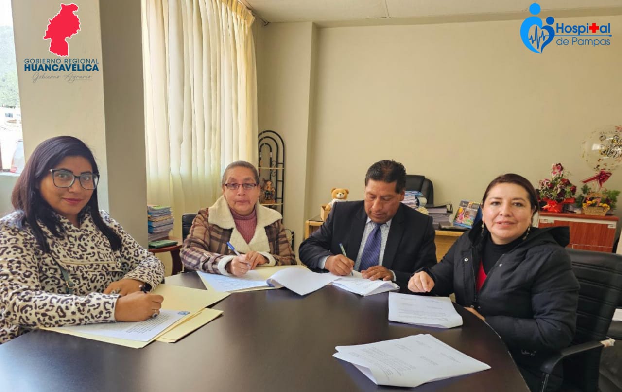 HOSPITAL DE PAMPAS REALIZA CONVENIO INSTITUCIONAL CON EL HOSPITAL DEPARTAMENTAL DE HUANCAVELICA