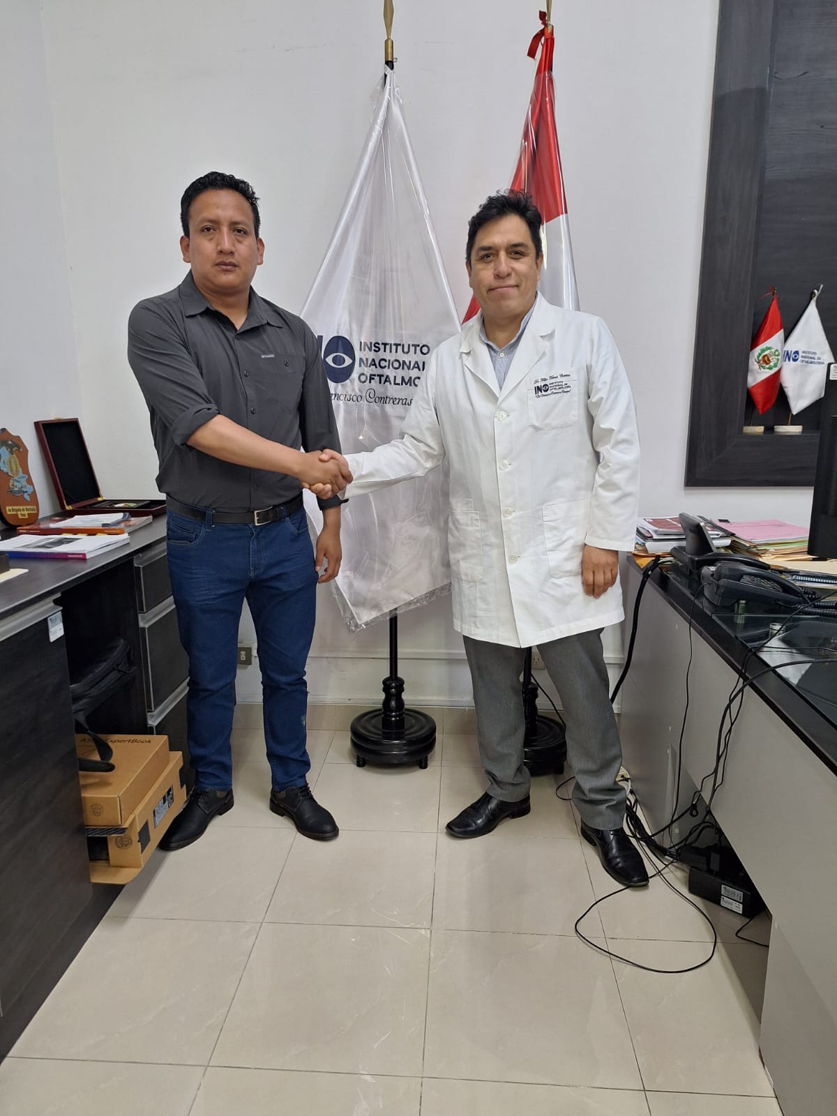 HOSPITAL II-1 DE PAMPAS TAYACAJA COORDINA CAMPAÑA OFTALMOLÓGICA CON EL INSTITUTO NACIONAL DE OFTALMOLOGÍA