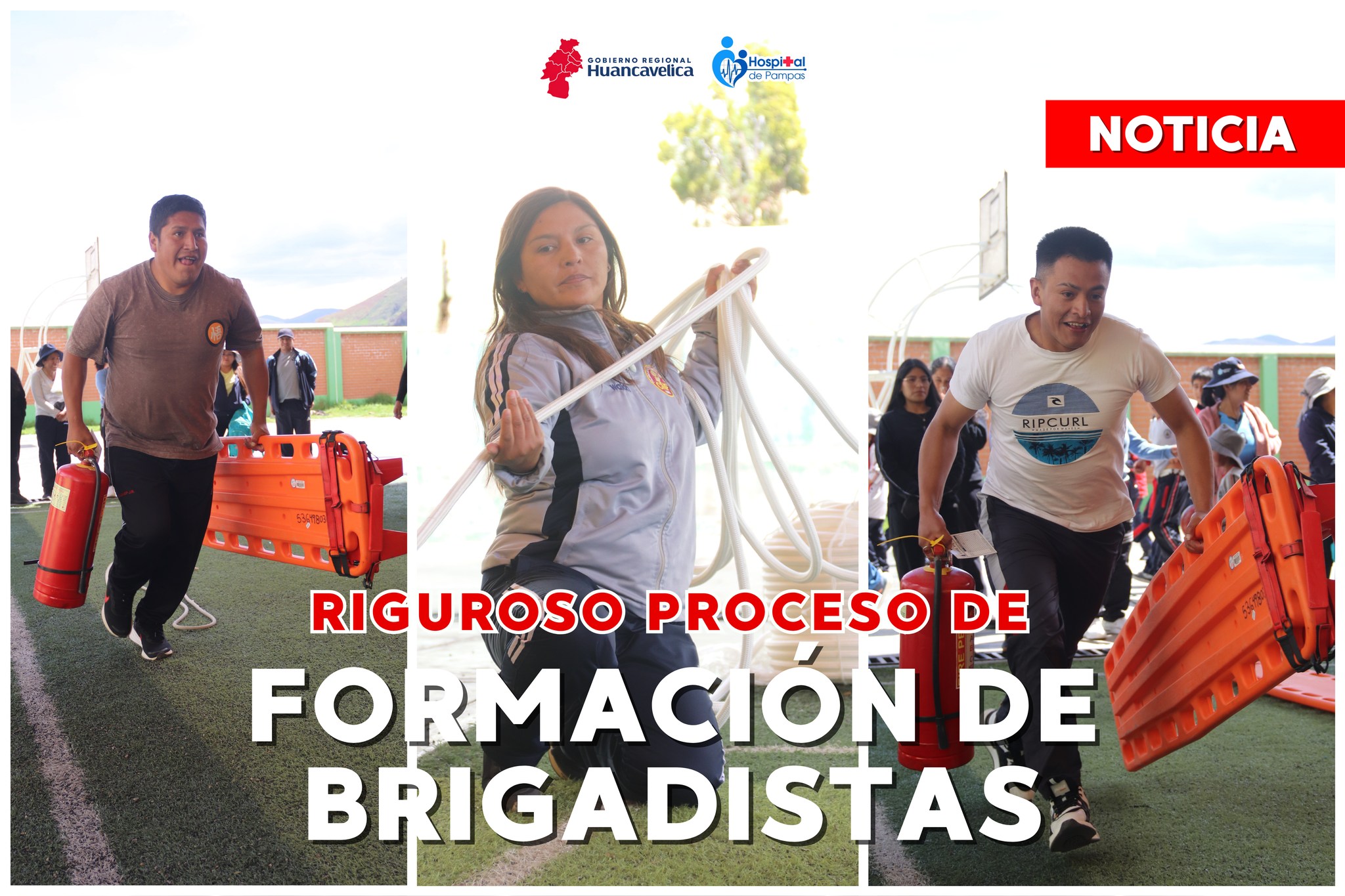 RIGUROSO PROCESO DE FORMACIÓN DE BRIGADISTAS FORTALECE LA RESPUESTA ANTE EMERGENCIAS EN PAMPAS.