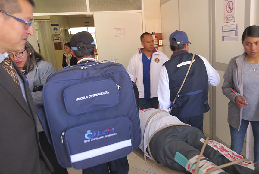 SIMULACRO MULTIPELIGRO ORGANIZADO POR EL INSTITUTO NACIONAL DE DEFENSA CIVIL (INDECI)
