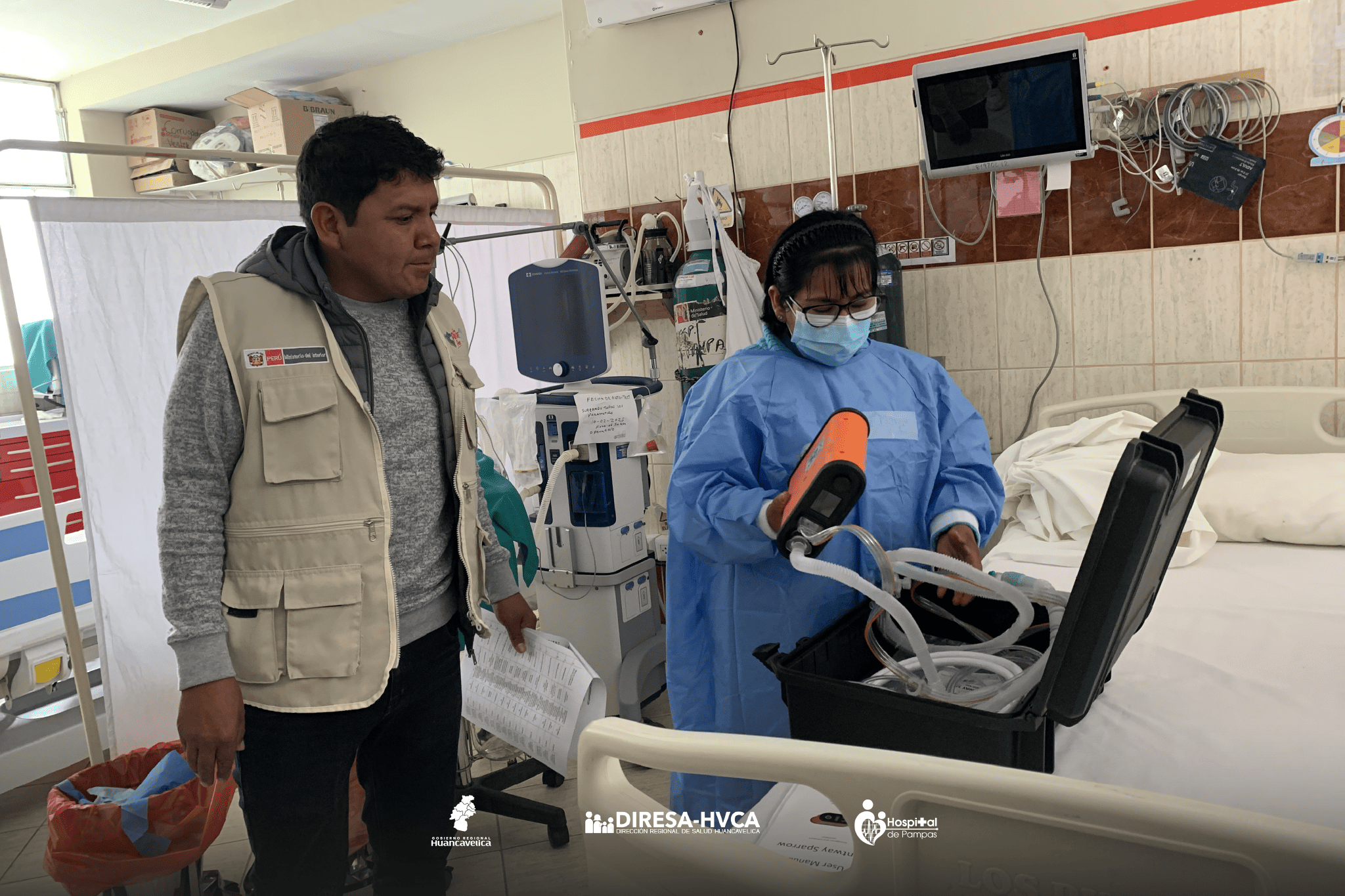 SUBPREFECTURA PROVINCIAL Y DISTRITAL REALIZA SUPERVISIÓN INOPINADA EN EL HOSPITAL DE PAMPAS