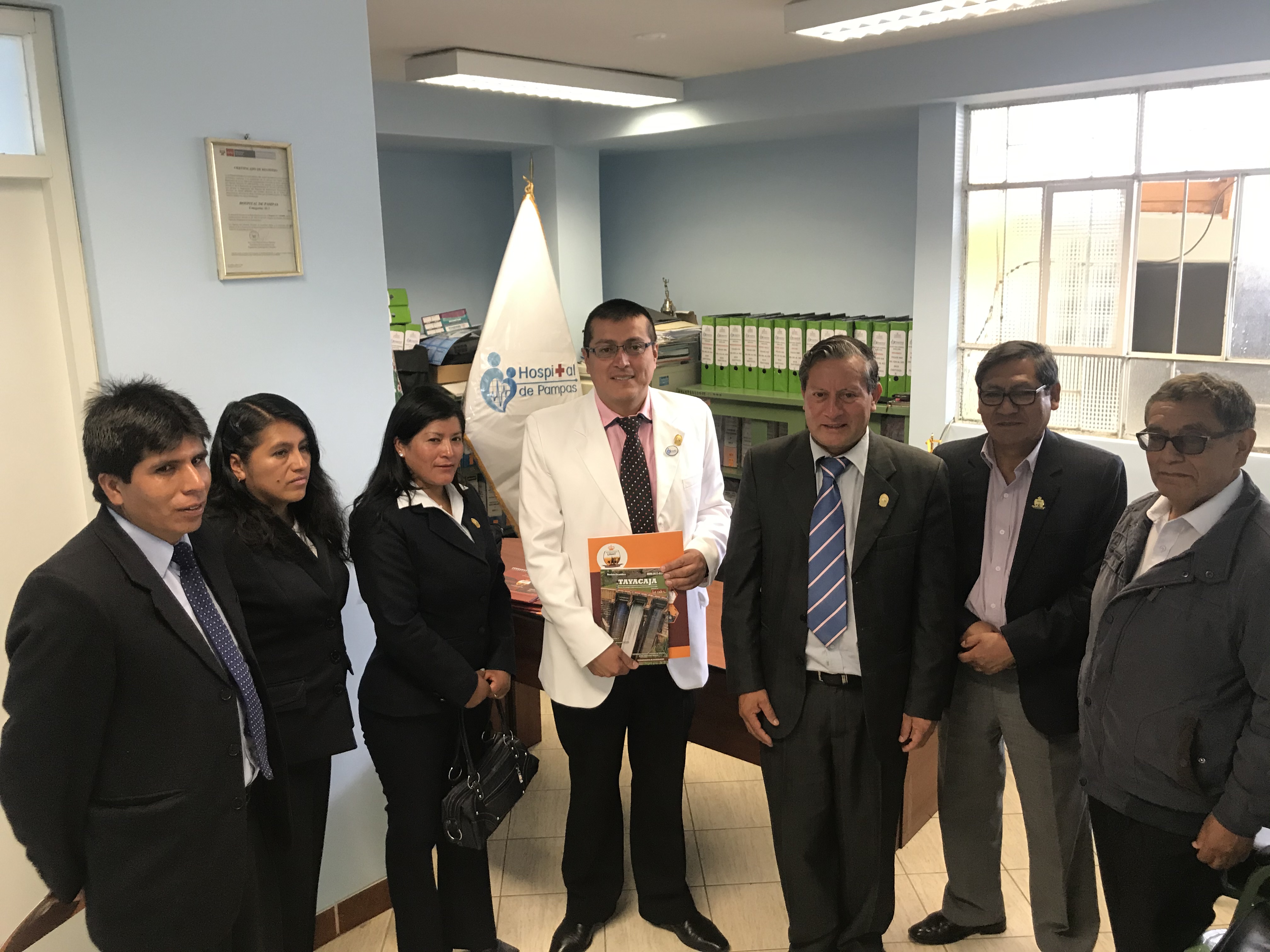 Suscripción de Convenio de Cooperación Interinstitucional entre el Hospital de Pampas