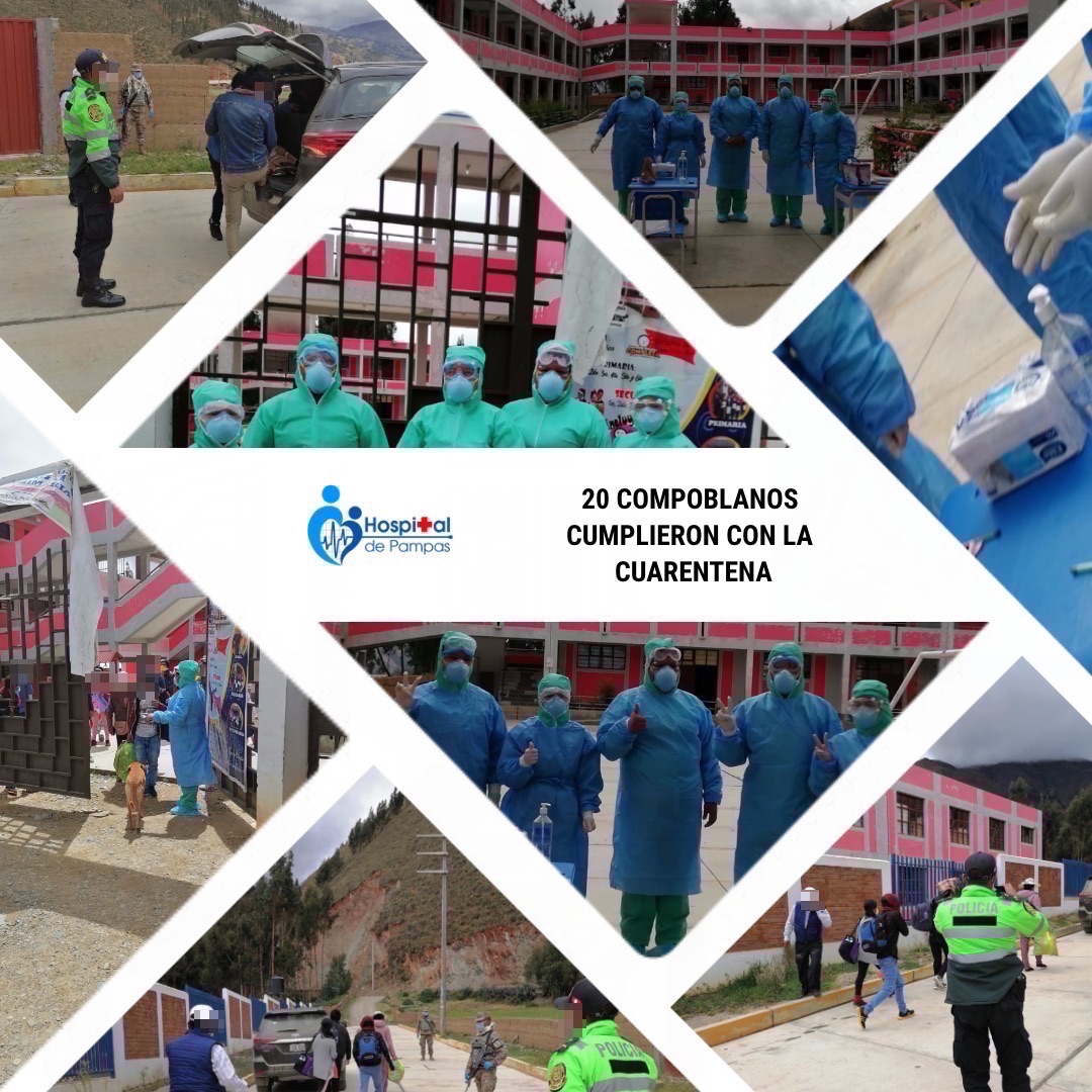 VEINTE COMPOBLANOS CULMINARON LA CUARENTENA Y RETORNARON A SUS HOGARES, LUEGO DE CUMPLIR EL PROTOCOLO DEL MINISTERIO DE SALUD Y SALIR NEGATIVO EN LAS PRUEBAS RÁPIDAS